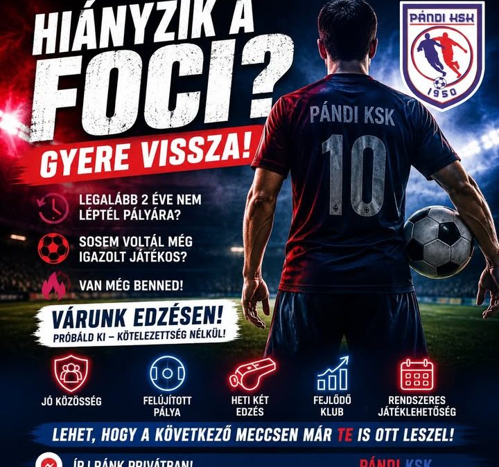 Pándi KSK hír