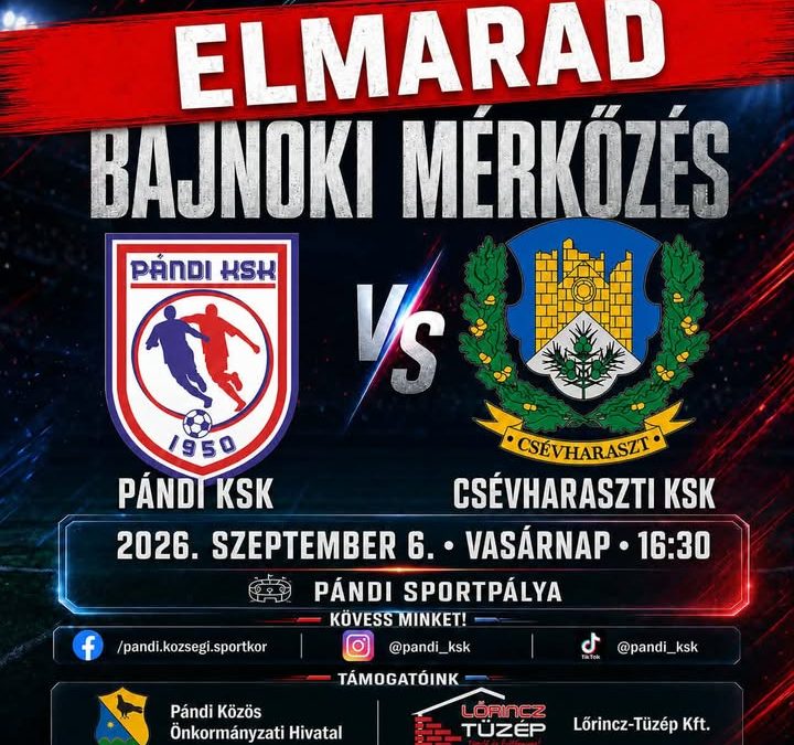 Pándi KSK hír
