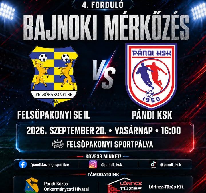 Pándi KSK hír