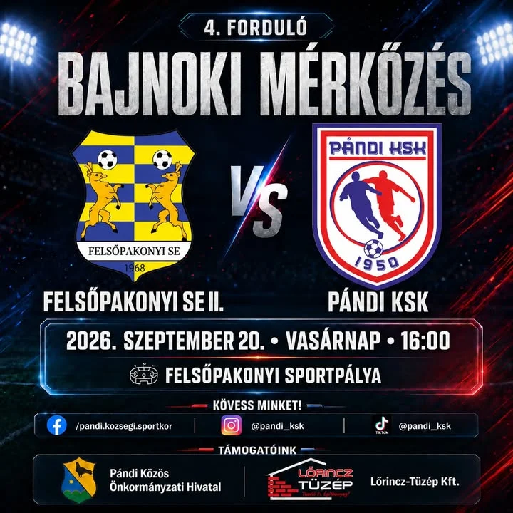 ⚽ MECCSNAP – MA ÚJRA PÁLYÁN A PÁNDI KSK